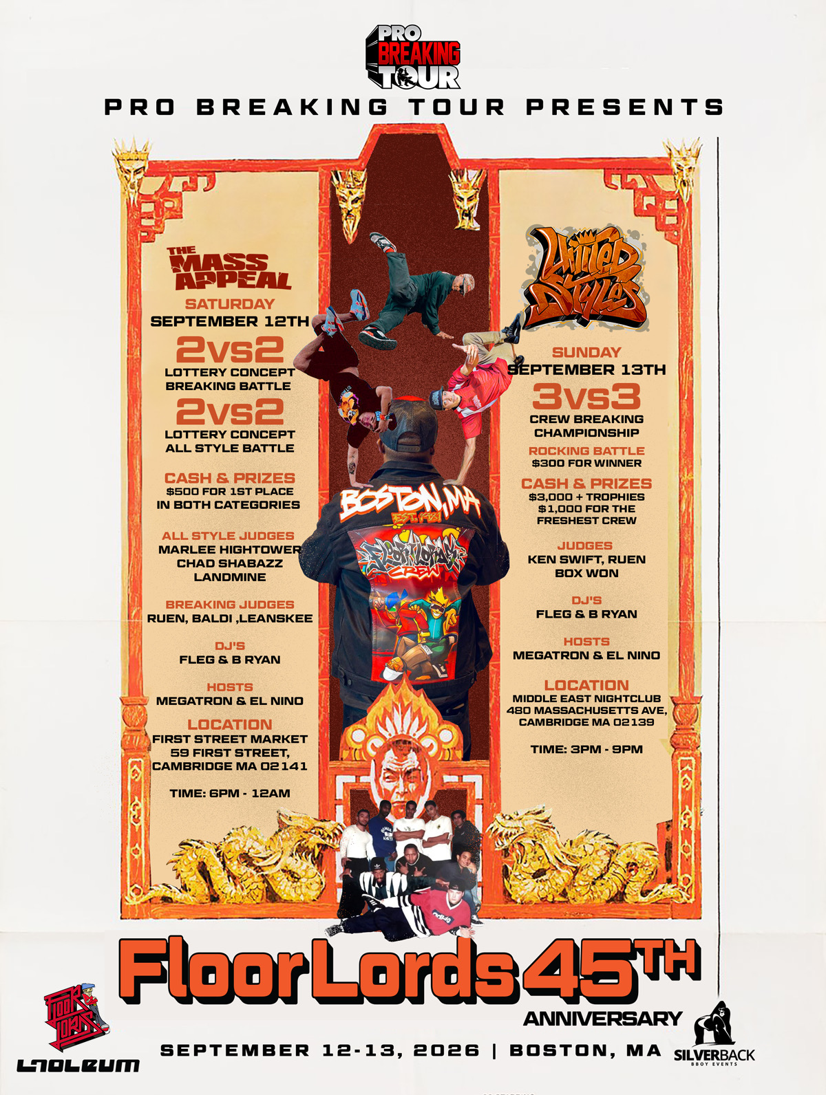 Floorlords 45th Saturday details