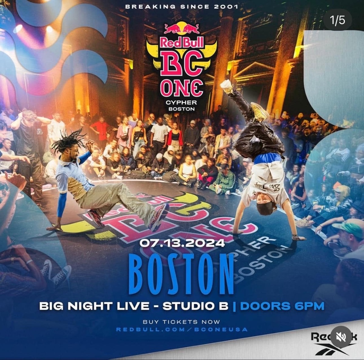 Red Bull BC One Boston flyer